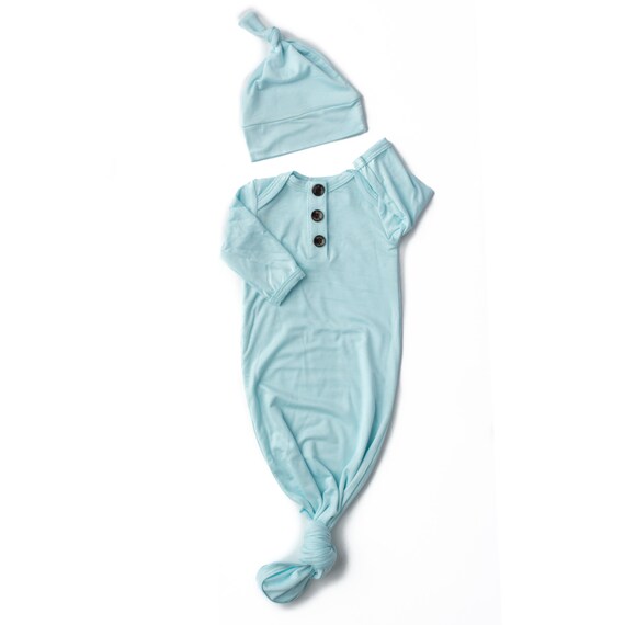 knotted baby gown