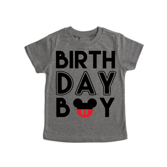 Baby Boy Birthday Shirt Mouse Birthday Boy Shirt for Any Etsy