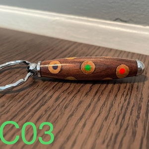 Unique, Handcrafted Wooden Keychains