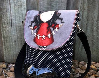 Patrón de bolso bandolera Polly: Bolso bandolera pequeño (patrón PDF)