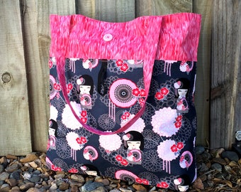 Reusable grocery bag pattern, reusable shopping bag pattern, market tote PDF, grocery bag pattern, shopping tote, reusable bag PDF