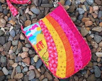 Patrón de Mini Shades Pouch: Bolso bandolera pequeño con correa ajustable (Patrón PDF)