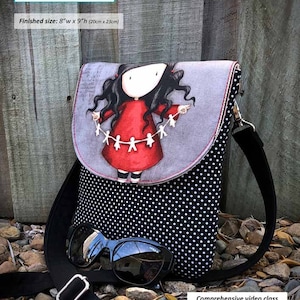 Modèle de pochette, Polly Cross Body Pouch, modèle de petit sac, modèle de petit sac à main, petit sac pdf, petit sac, petit sac à main pdf, petite pochette