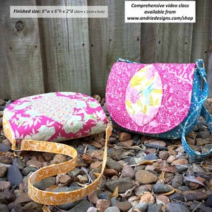Peekaboo Purse Pattern: Small Shoulder Bag with Flap (PDF Pattern)