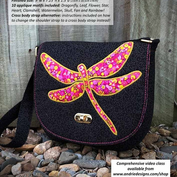 Saddlebag pattern, That Flap Saddlebag, small bag pattern, small purse pattern, small bag pdf, small bag, small purse pdf, shoulder bag