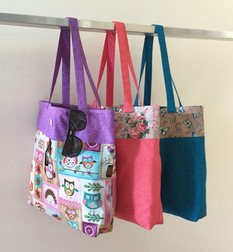 Reusable Grocery Bag Pattern Reusable Shopping Bag Pattern Etsy