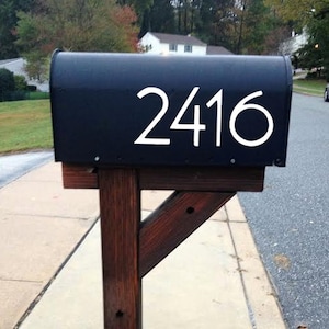 Mailbox Address Number Stickers - (Cost is for Up to 4 Numbers) - Bedroom/Home Decor/Car/Truck/Computer/Phone/Laptop Decal