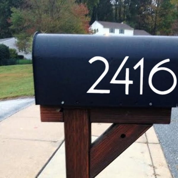 Mailbox Address Number Stickers - (Cost is for Up to 4 Numbers) - Bedroom/Home Decor/Car/Truck/Computer/Phone/Laptop Decal