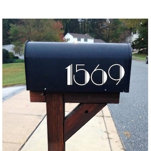 Mailbox Address Number Stickers - (Cost is for Up to 4 Numbers) - Bedroom/Home Decor/Car/Truck/Computer/Phone/Laptop Decal
