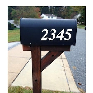 Mailbox Address Number Stickers - (Cost is for Up to 4 Numbers) - Bedroom/Home Decor/Car/Truck/Computer/Phone/Laptop Decal