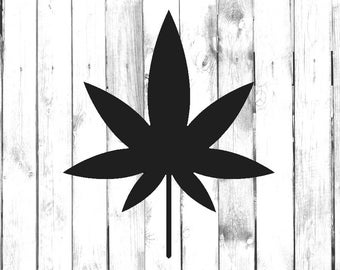 YetiTumblerWater BottleHomeLaptopComputerTruckCar Bumper Sticker Decal Marijuana Decal Di Cut Decal