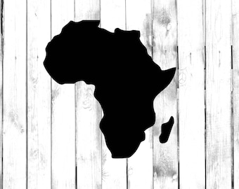 Africa pride continent outline vinyl sticker decal logo truck car wall #185