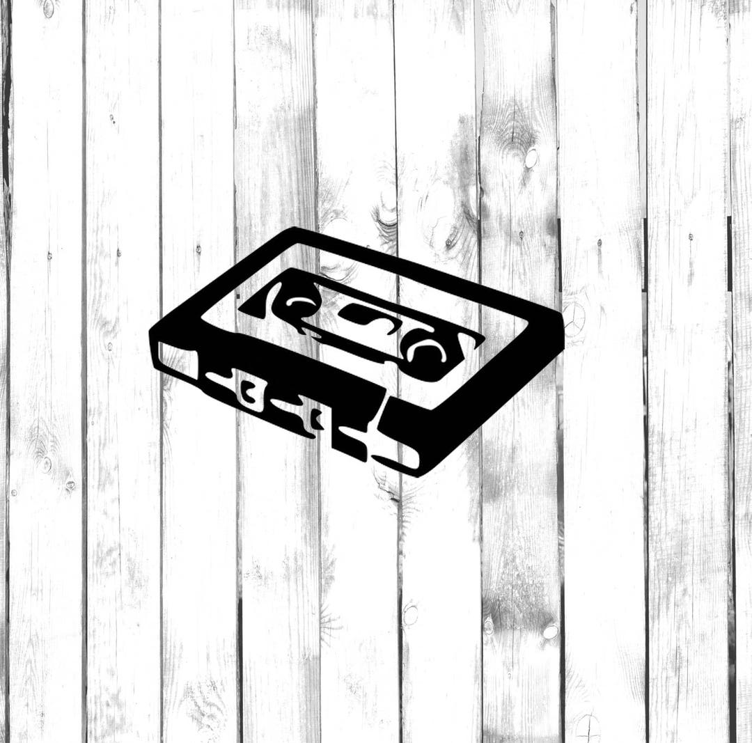 Audio Cassette Tape Decal Etsy