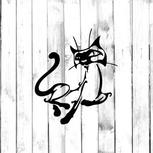 Siamese Cat Sticker - Di Cut Decal - Home/Laptop/Computer/Truck/Car Bumper Sticker Decal