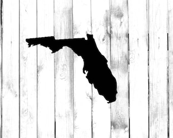Florida State Silhouette - auto/vrachtwagen/telefoon/computer/huis/laptop sticker