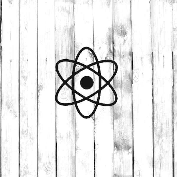 Atom Symbol - Car/Truck/Home/Laptop/Computer/Phone/School Decal