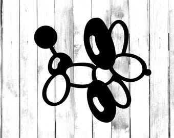 Balloon Dog Decal - Di Cut Decal - Car/Truck/Home/Laptop/Computer/Yeti/Tumbler/Macbook/Phone Decal