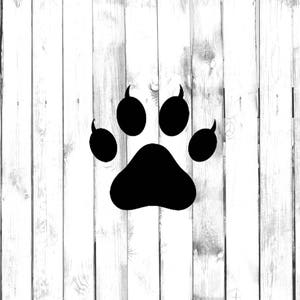 Cat Paw Print with Claws - Car/Truck/Home/Vet/Rescue Clinic/Macbook/Yeti/Tumbler/Bumper Sticker Decal