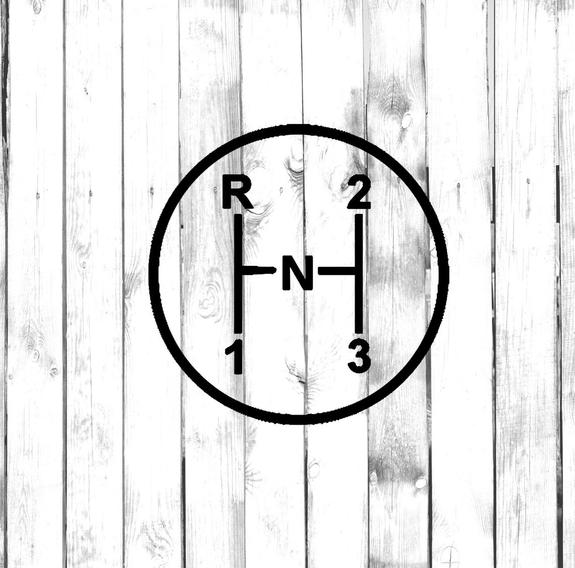 3 on the Tree Gear Diagram Stick Shift Manual Car Shift Etsy