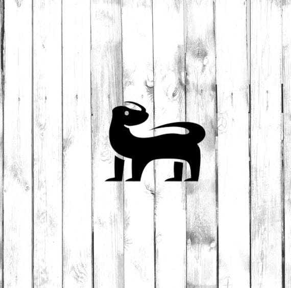 Cute Honey Badger Di Cut Decal Etsy