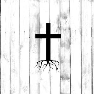 Rooted In The Cross - Car/Truck/Home/Laptop Decal