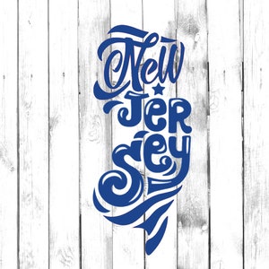 New Jersey Decal - Yeti/Tumbler/Water Bottle/Car/Laptop/Truck/Phone/Computer/Home Decal
