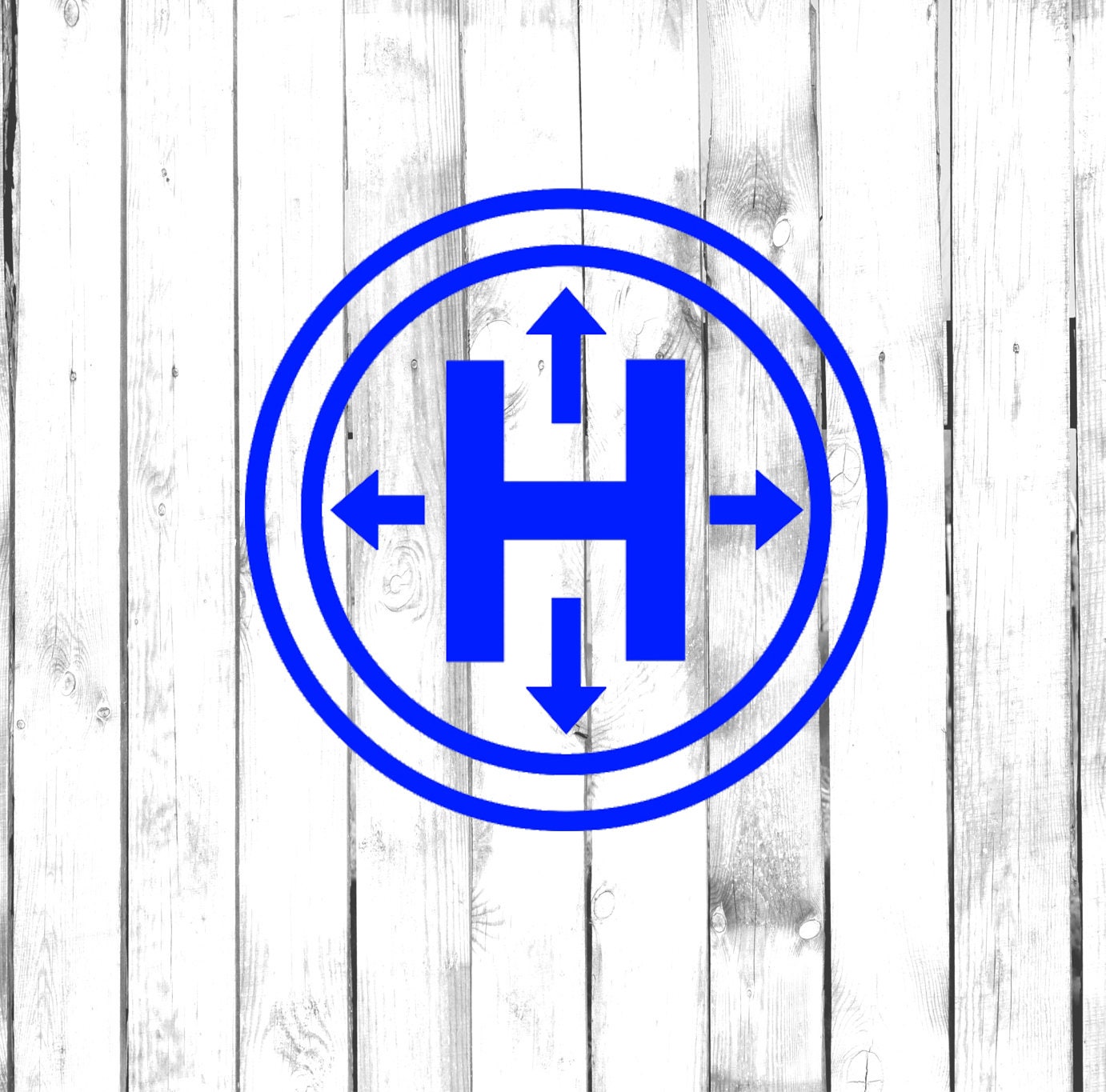 Helicopter Landing Pad Symbol Car/Truck/Home/Laptop Decal Etsy