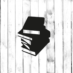 Stack of Books - Car/Truck/Home/Laptop/Computer/Phone Decal