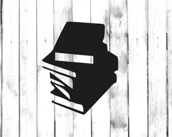 Stack of Books - Car/Truck/Home/Laptop/Computer/Phone Decal