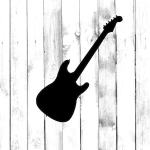 Electric Guitar Decal - Yeti/Tumbler/Water Bottle/Car/Laptop/Truck/Phone/Computer/Home Decal