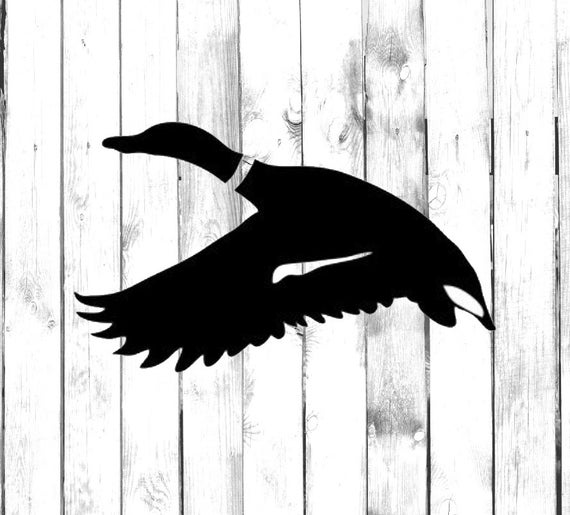 Flying Duck Decal Yeti/tumbler/water  Bottle/car/laptop/truck/phone/computer/home Decal - Etsy
