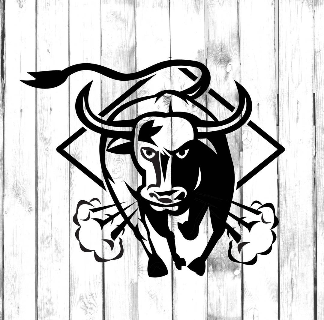 Bull Decal Charging Bull Vinyl Decal Di Cut Decal