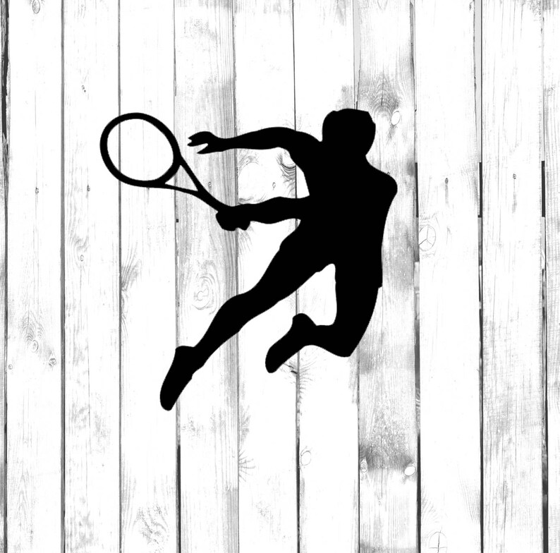 Tennis Player CarTruckHomeLaptopComputerPhone Decal