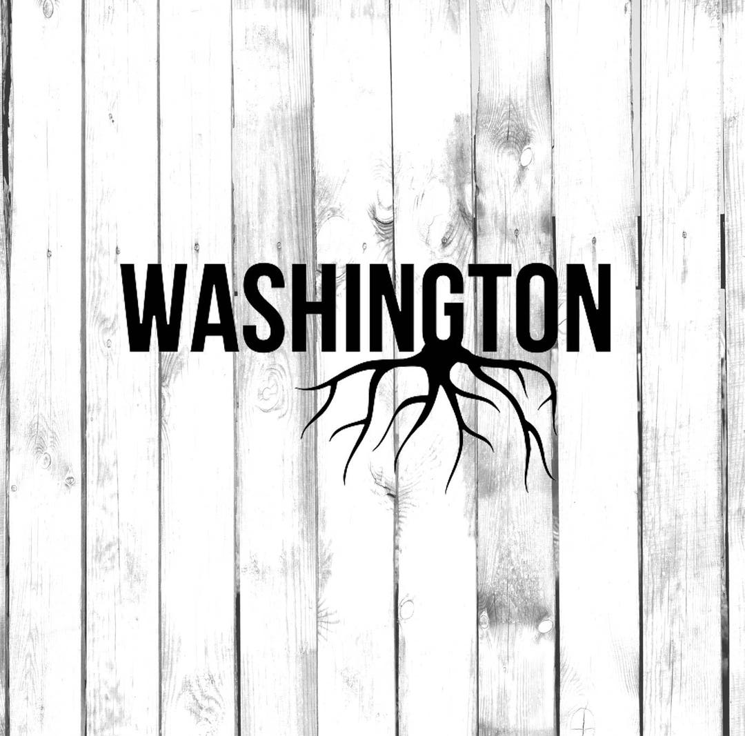 Rooted in Washington Homegrown Di Cut Decal - Etsy