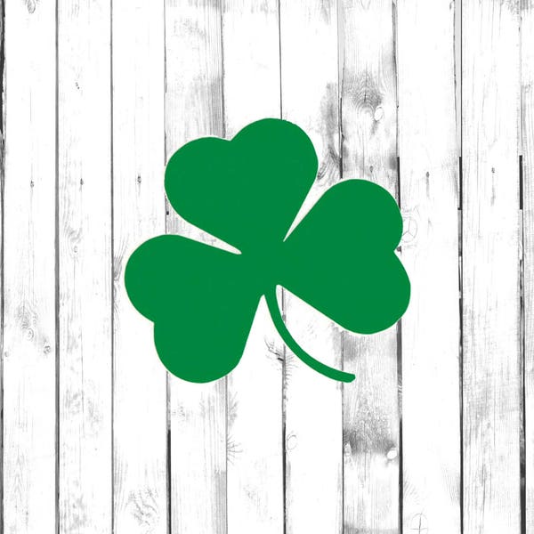 Shamrock - Irish/Celtic/3 Leaf Clover - Car/Truck/Laptop/Computer/Phone/Home Decor/Bumper Sticker - Vinyl Decal