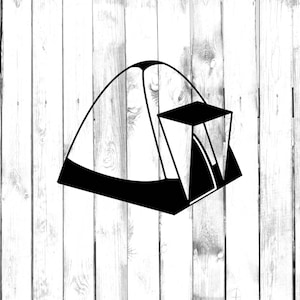 Koepeltent sticker - Di Cut sticker - Home/Laptop/Computer/vrachtwagen/auto bumpersticker sticker