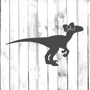 Dinossauro Velociraptor Menina com Arco - Casa/Laptop/Computador/Telefone/Caminhão/Carro Adesivo Decalque