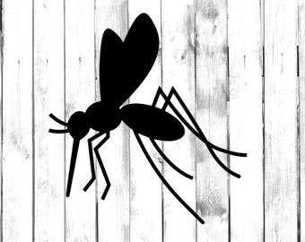 Calcomanía de mosquitos - Calcomanía de vinilo Yeti/Vaso/Botella de agua/Coche/Laptop/Truck/Phone/Computer/Home Calcomanía