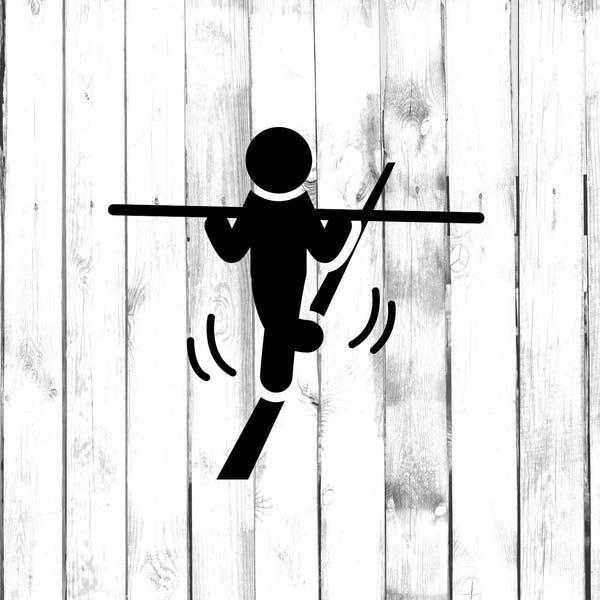 Tight Rope Walker - Di Cut Decal - Home/Laptop/Computer/Truck/Car Bumper Sticker Decal