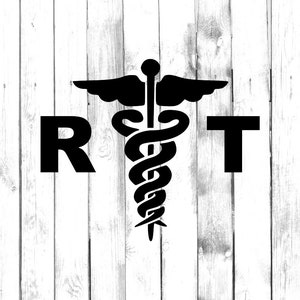 Respiratory Therapist, RT, Caduceus Symbol - Car/Truck/Home/Phone/Computer/Laptop Decal