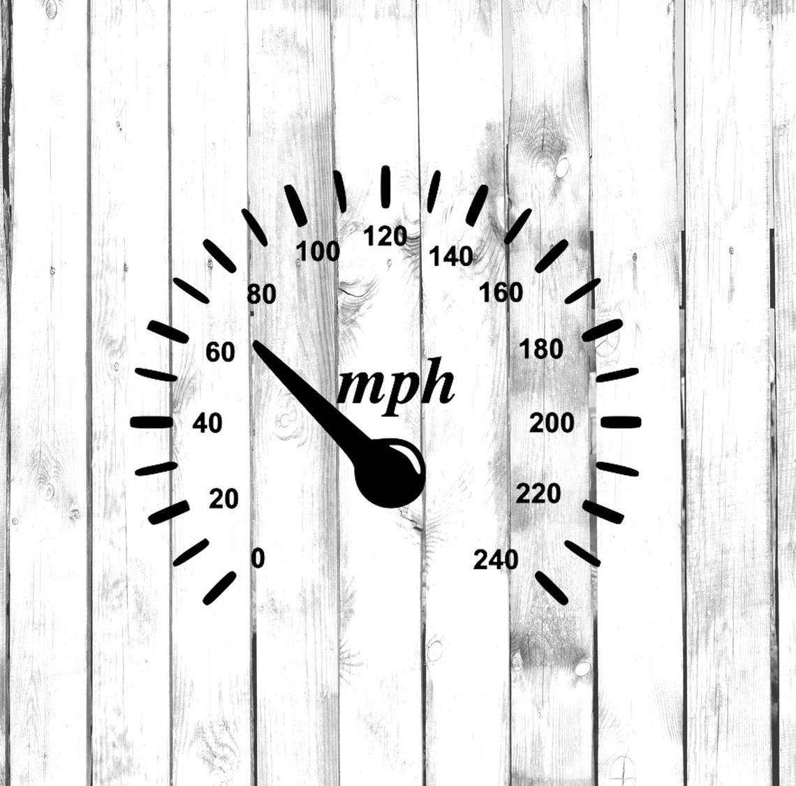 Speedometer MPH Car Gauge Race Car Gauge 240 Miles per Etsy