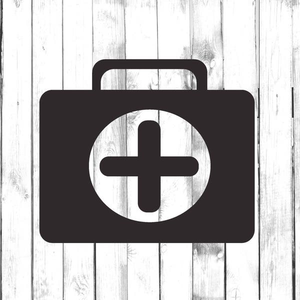 First Aid Kit Symbol - Car/Truck/Home/Computer/Laptop/Phone Decal