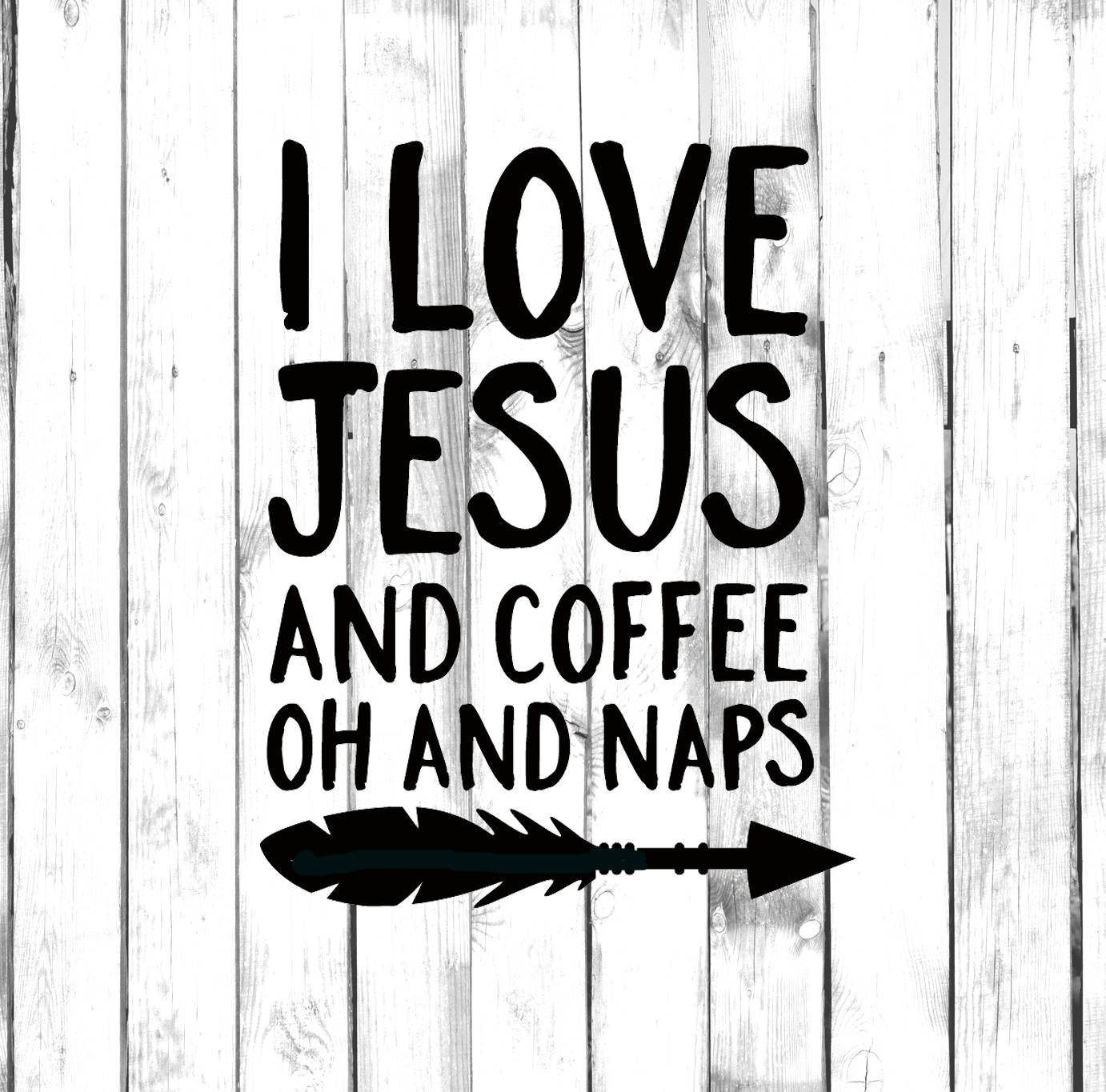 Download I Love Jesus and Coffee. Oh and Naps Decal Di Cut Decal | Etsy