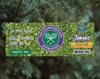Personalised Ticket Voucher: Wimbledon