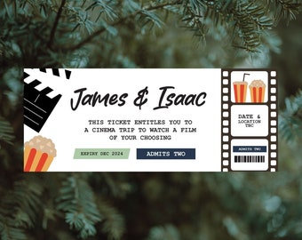 Personalised Ticket Voucher: Cinema Trip