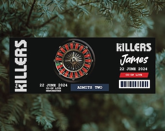 Personalised Ticket Voucher: The Killers Tour