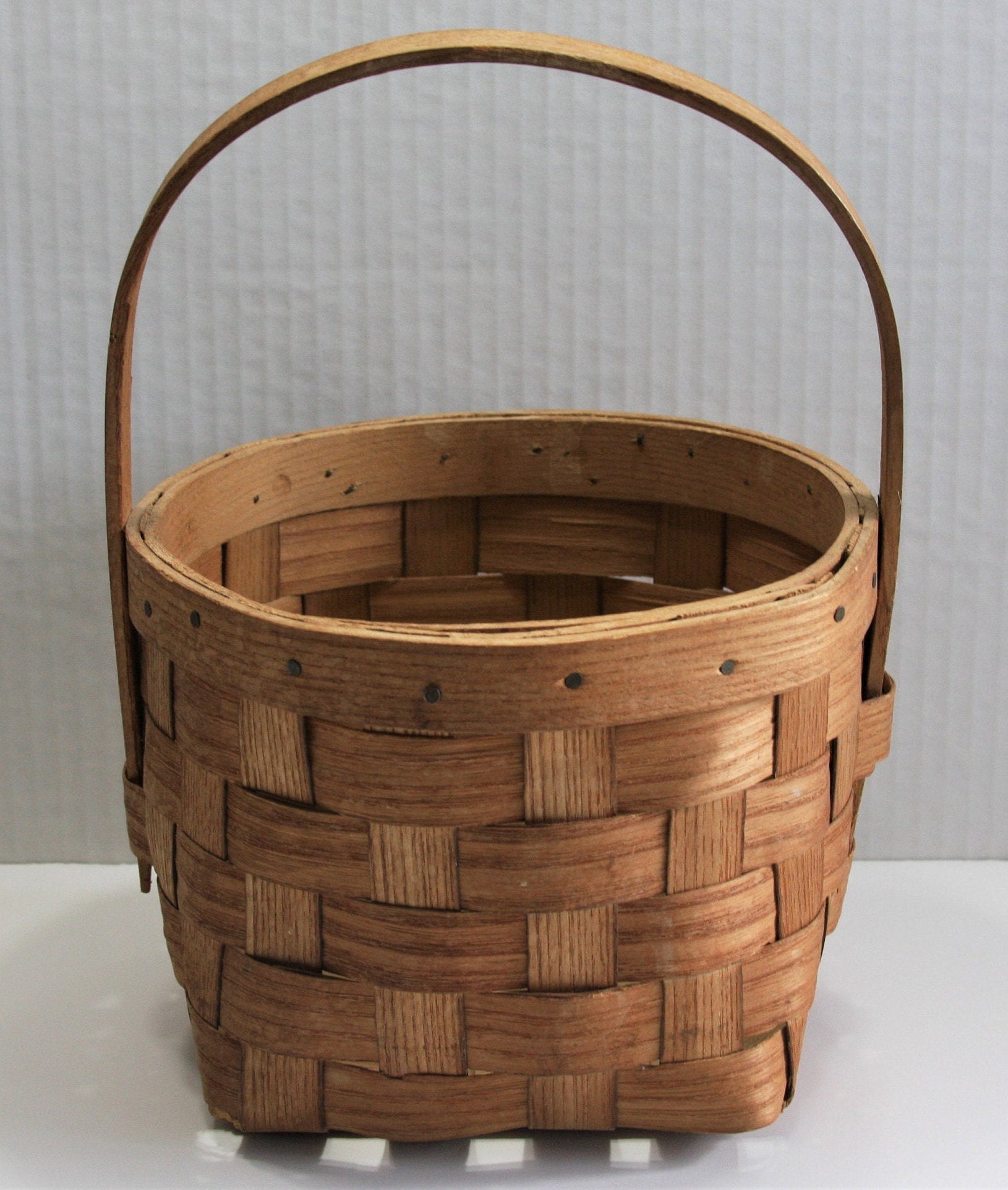 Vintage 1950s Putney Basket From Basketville, Vermont. Oldest American