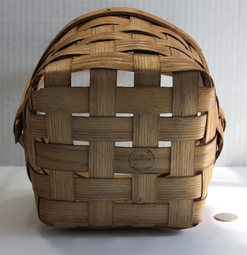 Vintage 1950s Putney Basket From Basketville, Vermont. Oldest American