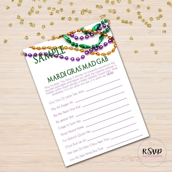 It is a graphic of Printable Mad Gab Cards for game It is a graphic of Printable Mad Gab Cards for game