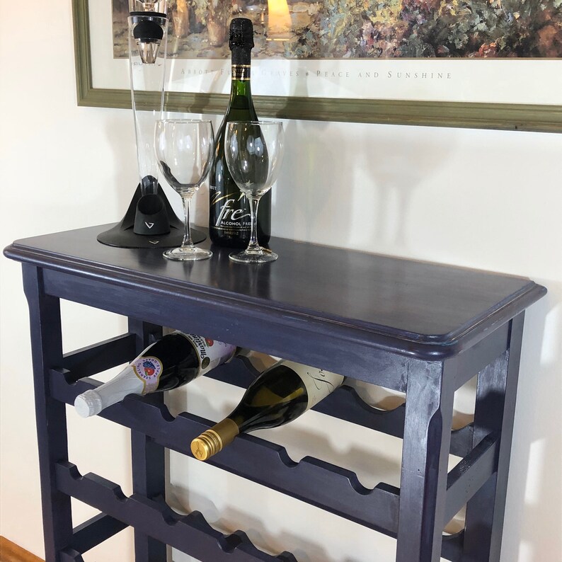 Refurbished/Updated Bombay Co. Wine rack Etsy